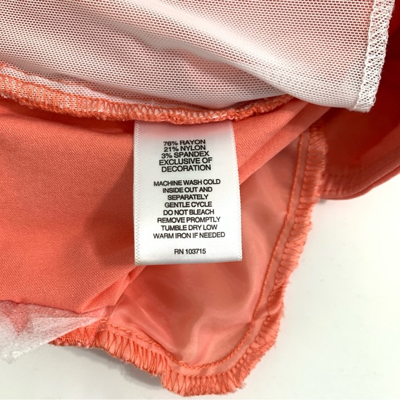 Women’s Valerie Stevens Capris SZ 14 Orange, Coral Color Vacation Beach … - Picture 4 of 7